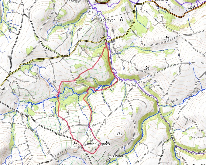 Abercych route