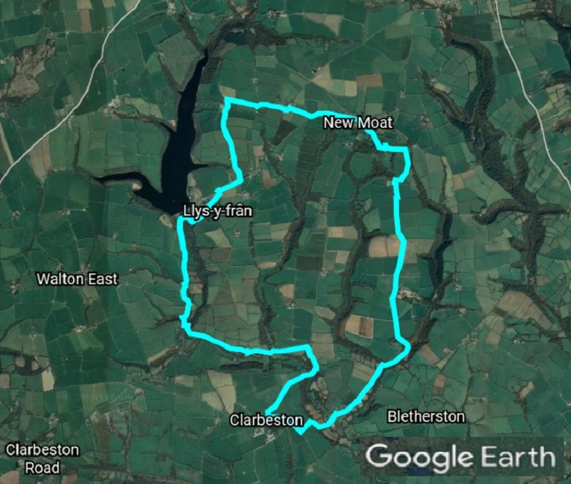 Llysyfran map