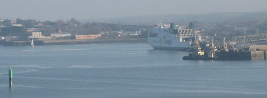 Irish Ferry in port