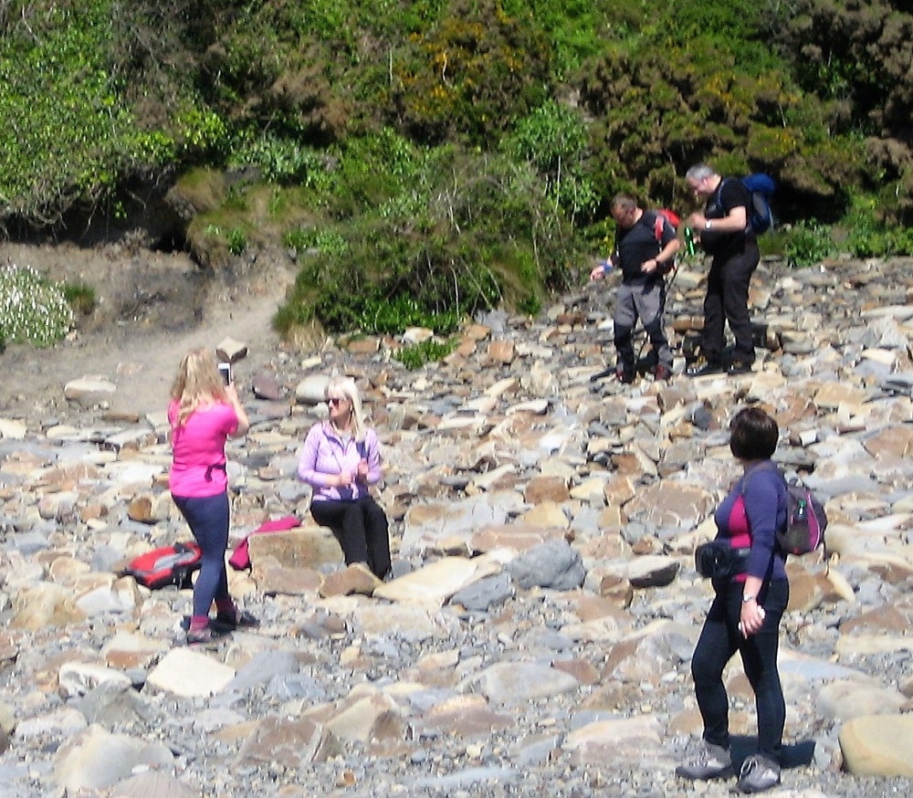 3 Coffee break on Monkstone beach