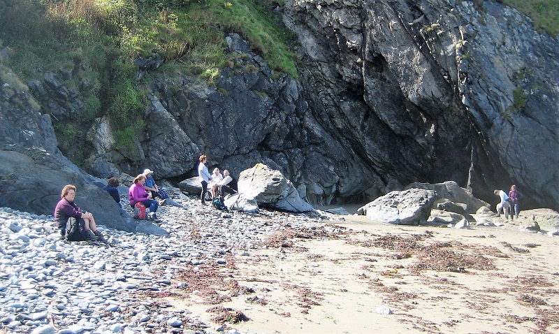3 Coffee stop at Pwllstrodur beach