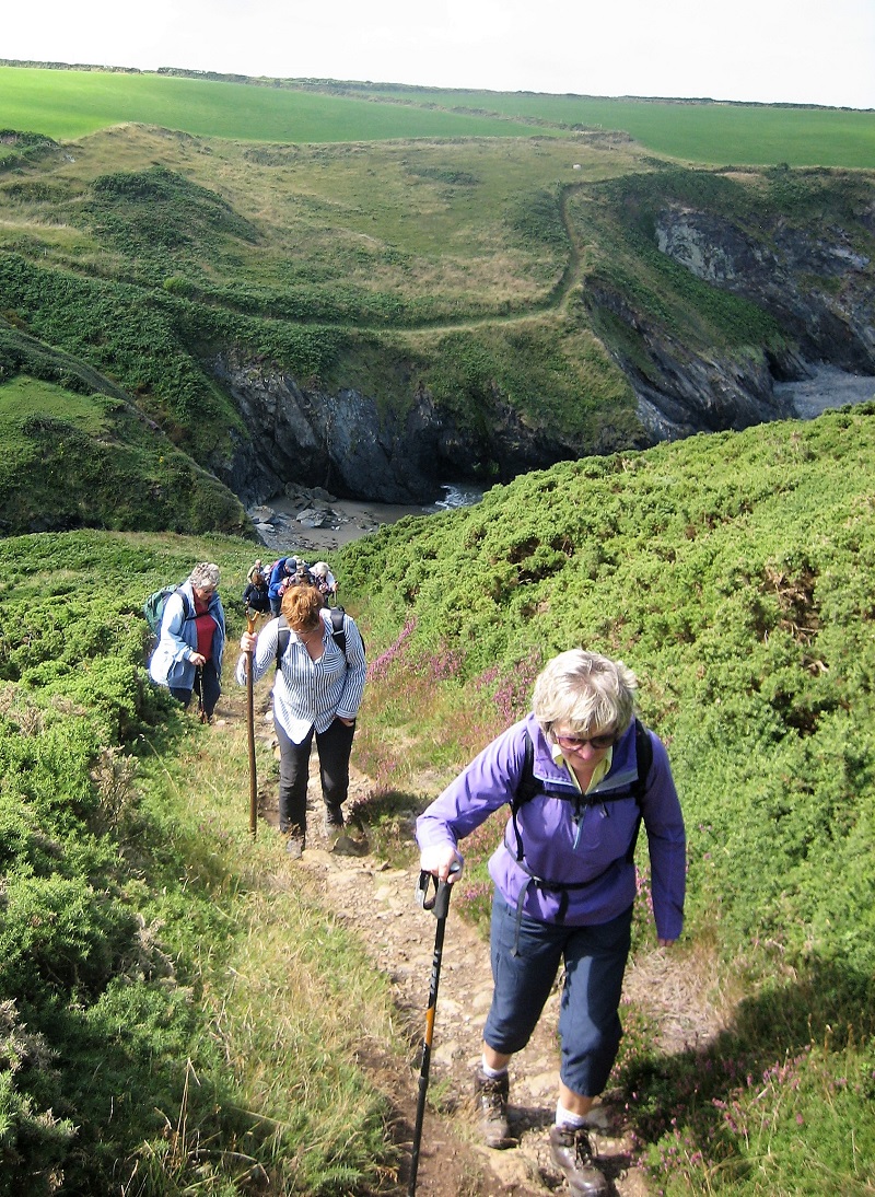 4 Steep climb on Coast Path