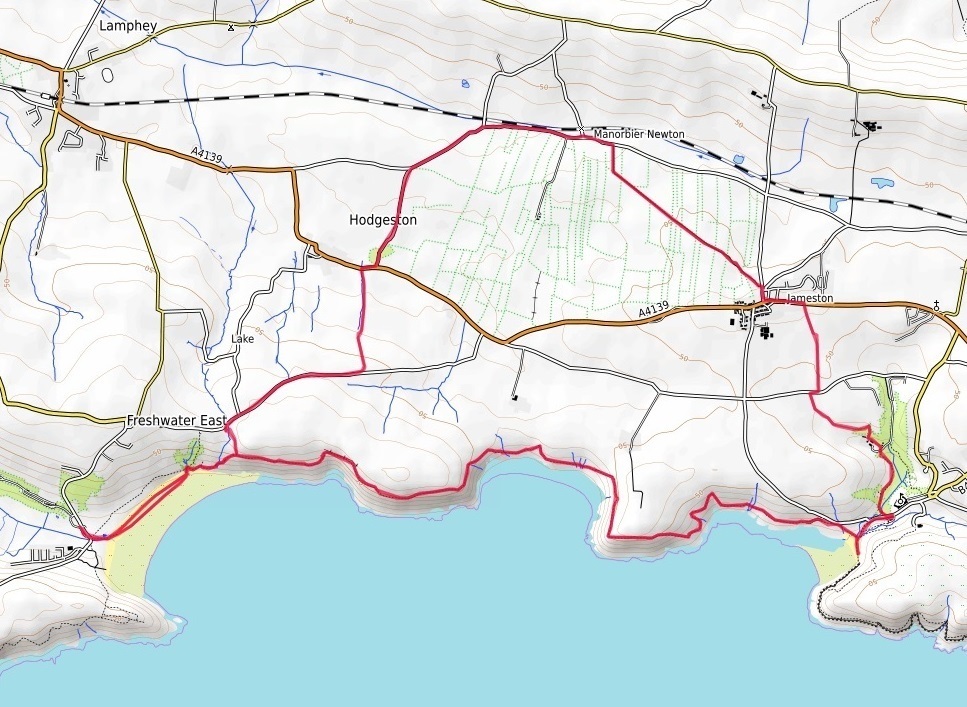 Freshwater East Route